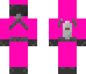 hot pink hazard suit