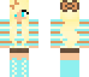 cute striped girl