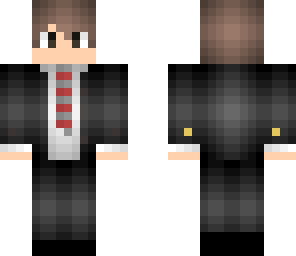 black suit