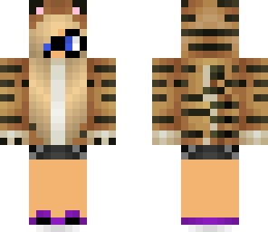 tiger girl with glasses