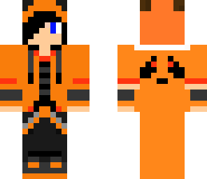 orange hoodie boy