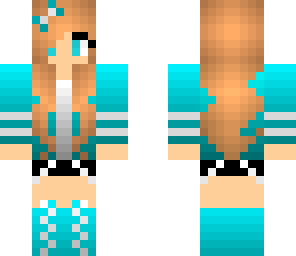 pretty blue girl edited skin