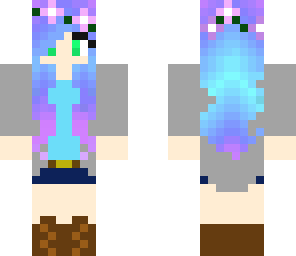 girl of galaxy hair