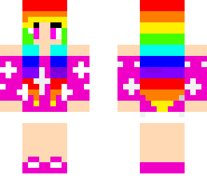 girl with the rainbow hair