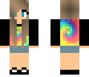 tie dye girl