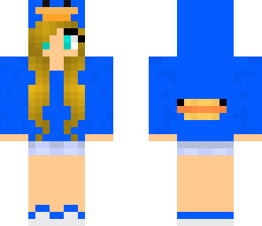 blue bird girl
