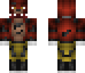 Foxy Fnaf Minecraft Skin
