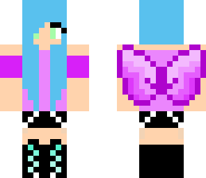 purple fairy girl