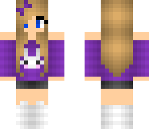 purple bunny - bunny skin series