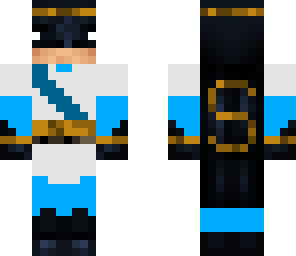 blue batman with toga
