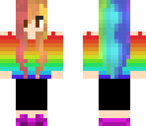 rainbow girl