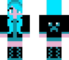blue creeper girl