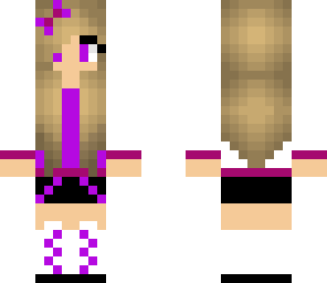 cute purple girl