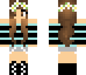 blue and black girl