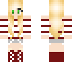 red and white girl