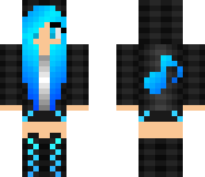blue music girl