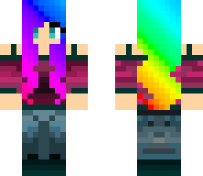 rainbow girl