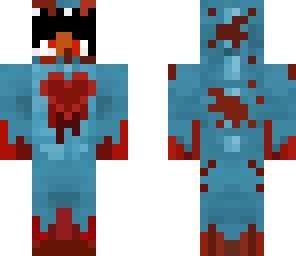 blue  the dinosaur bloody