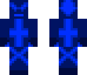 blue man
