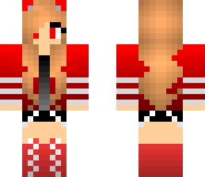 editor red cat girl