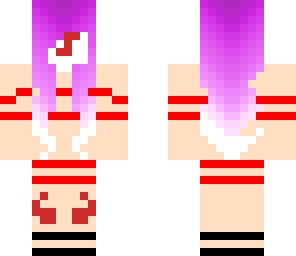 slender girl happy halloween skin