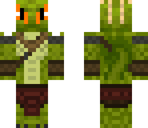 orange fighter reptile