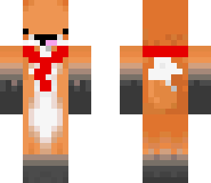 fox with scarf