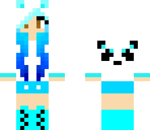blue panda