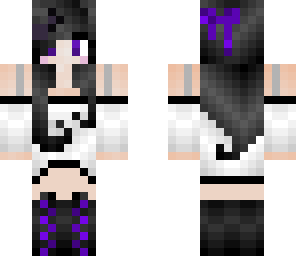 goth purple girl