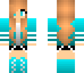 cute aqua girl