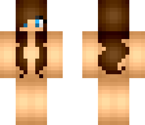 brunette girl skin base