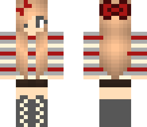 cute striped girl