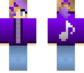 purplegamer6070 dyed ponyrail