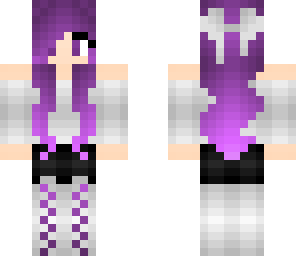 purple hair girl