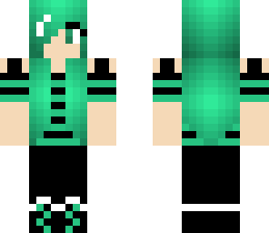 green hair