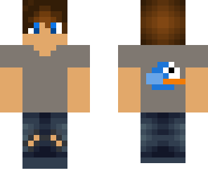 blue flappy duck
