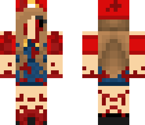 bloody female mario