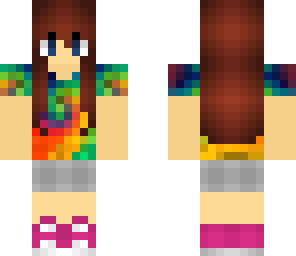 tie dye girl