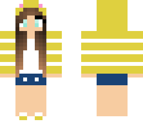 cute yellow bunny girl