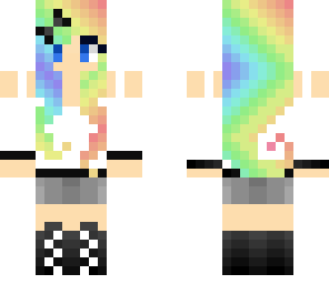 rainbow girl