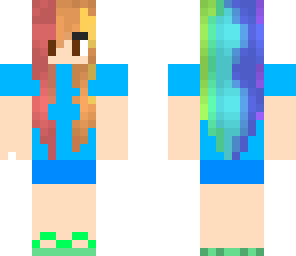 rainbow girl