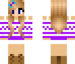 edited purple winter girl