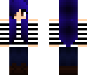 sweater weather blue haired girl