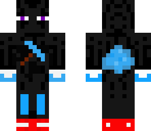 bluestone enderman with sneakers