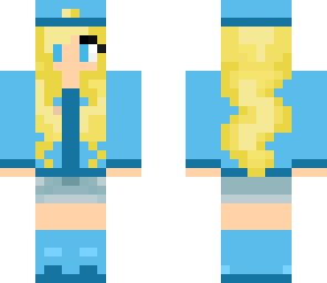 cool blue girl jetenkoen
