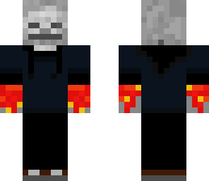 fire shooting skeleton