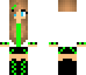 neon green girl