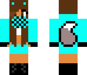 blue wolf girl