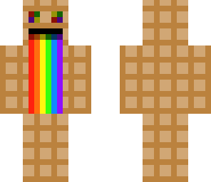 rainbow waffle