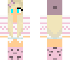 cute pink cookie girl